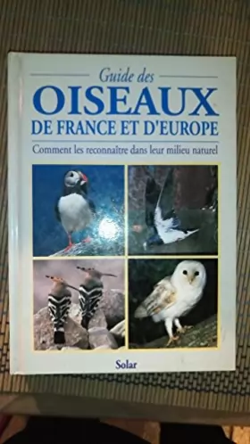 Couverture du produit · Guide des oiseaux de France et d'europe