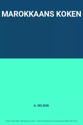 Couverture du produit · MAROKKAANS KOKEN