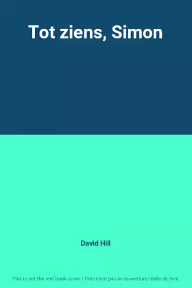 Couverture du produit · Tot ziens, Simon