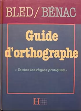 Couverture du produit · Guide d'orthographe Hachette