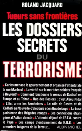 Couverture du produit · Les dossiers secrets du terrorisme. Tueurs sans frontières