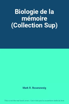 Couverture du produit · Biologie de la mémoire (Collection Sup)
