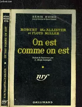 Couverture du produit · On est comme On est