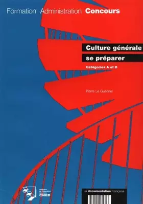 Couverture du produit · Culture générale : Se préparer, catégories A et B