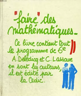 Couverture du produit · Faire des mathématiques