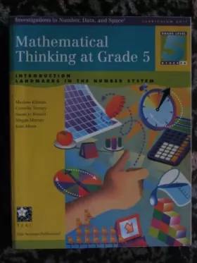 Couverture du produit · Mathematical Thinking at Grade 5: Introduction & Landmarks in the Number System