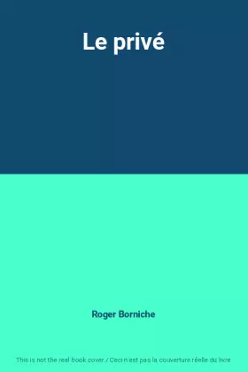 Couverture du produit · Le privé