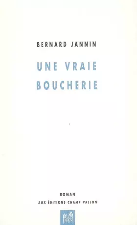 Couverture du produit · Une vraie boucherie