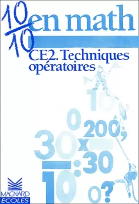 Couverture du produit · Cahier CE2 n° 3 : techniques opératoires