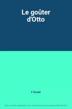 Couverture du produit · Le goûter d'Otto
