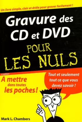 Couverture du produit · Gravure des CD et des DVD