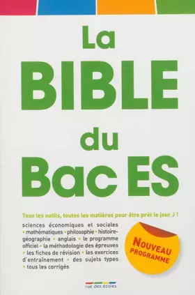 Couverture du produit · La Bible du Bac ES