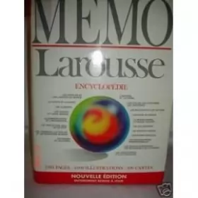 Couverture du produit · Mémo Larousse encyclopédie