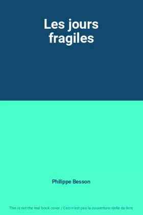 Couverture du produit · Les jours fragiles