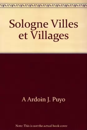 Couverture du produit · Sologne Villes et Villages