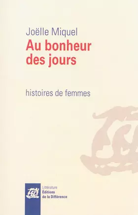 Couverture du produit · Au bonheur des jours