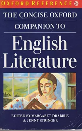 Couverture du produit · The Concise Oxford Companion to English Literature