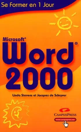 Couverture du produit · Se Former en 1 Jour à Word 2000