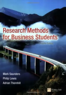 Couverture du produit · Research Methods for Business Students