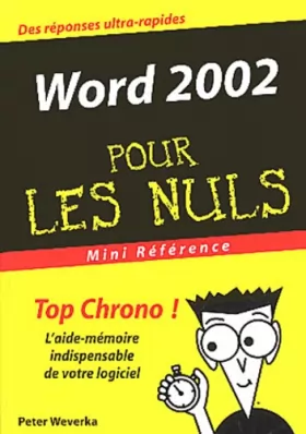 Couverture du produit · Word 2002