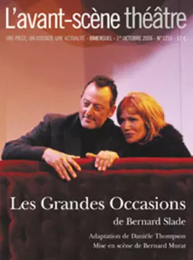 Couverture du produit · L'Avant-Scene Theatre n°1210  Les Grandes Occasions