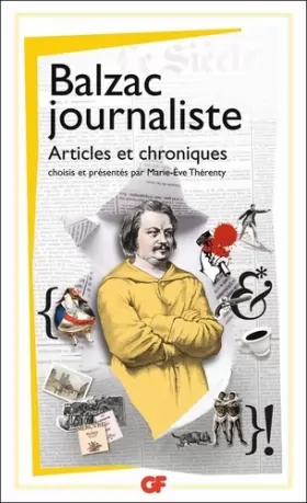 Couverture du produit · Balzac journaliste: Articles et chroniques