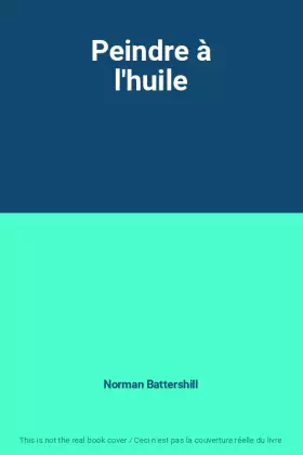 Couverture du produit · Peindre à l'huile