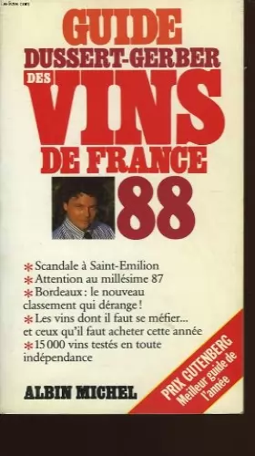 Couverture du produit · Guide des vins de France 1988