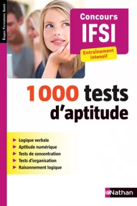 Couverture du produit · 1000 tests d'aptitude - Concours IFSI