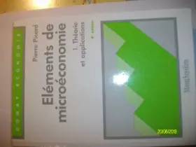 Couverture du produit · Eléments de microéconomie, Tome 1 : Théorie et application