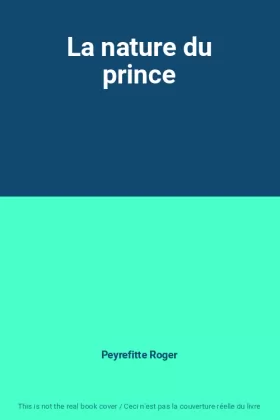 Couverture du produit · La nature du prince