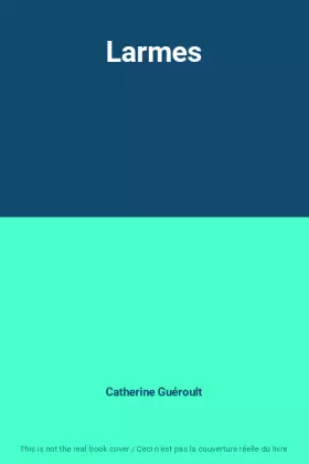 Couverture du produit · Larmes