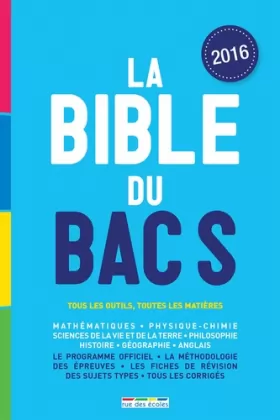 Couverture du produit · La Bible du bac S, édition 2016