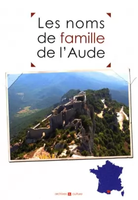 Couverture du produit · Les noms de famille de l'Aude