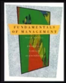 Couverture du produit · Fundamentals of Management