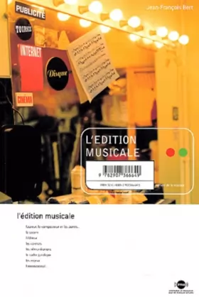 Couverture du produit · L'Edition musicale