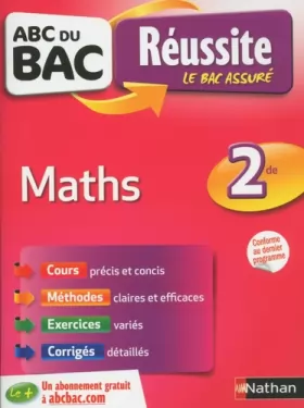 Couverture du produit · ABC du BAC Réussite Maths 2de