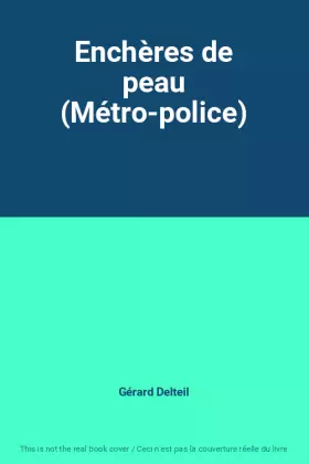 Couverture du produit · Enchères de peau (Métro-police)
