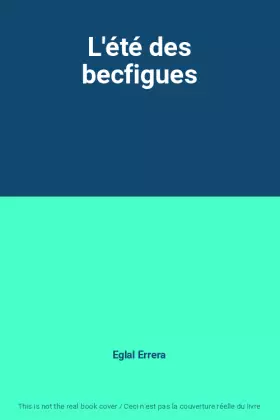 Couverture du produit · L'été des becfigues