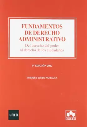 Couverture du produit · FUNDAMENTOS DE DERECHO ADMINISTRATIVO 4ª ED.
