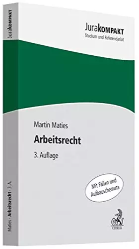 Couverture du produit · Arbeitsrecht