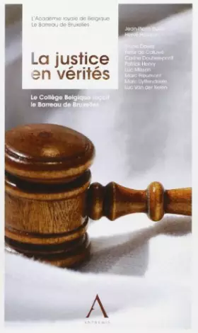 Couverture du produit · LA JUSTICE EN VÉRITÉS