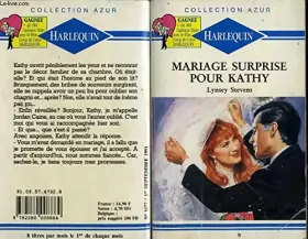 Couverture du produit · Mariage surprise pour Kathy