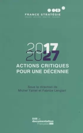 Couverture du produit · Actions critiques pour une décennie (2017-2027)