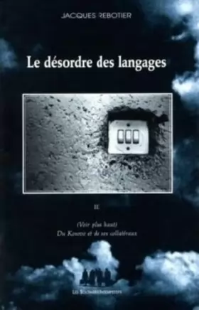 Couverture du produit · Le désordre des languages, tome III