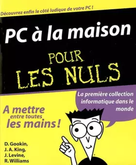 Couverture du produit · PC à la maison pour les Nuls