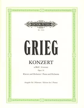 Couverture du produit · Grieg - Konzert - Opus 16 - Piano and Orchestra - A minor