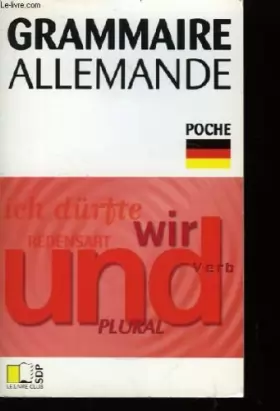 Couverture du produit · Grammaire allemande