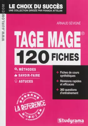 Couverture du produit · Tage Mage : 120 fiches méthodes savoir-faire et astuces