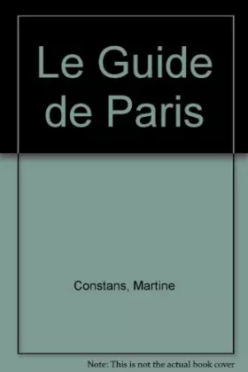 Couverture du produit · Le Guide de Paris